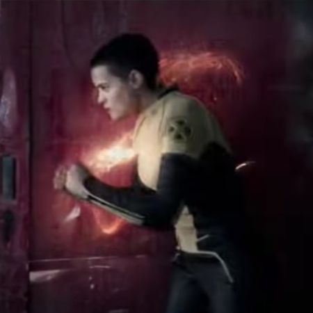 The yellow light is coming out of Negasonic Teenage Warhead.